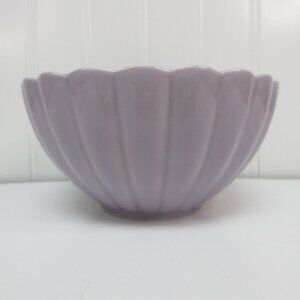 Pioneer Woman Colette Scalloped Cereal Bowl Purple Stoneware New